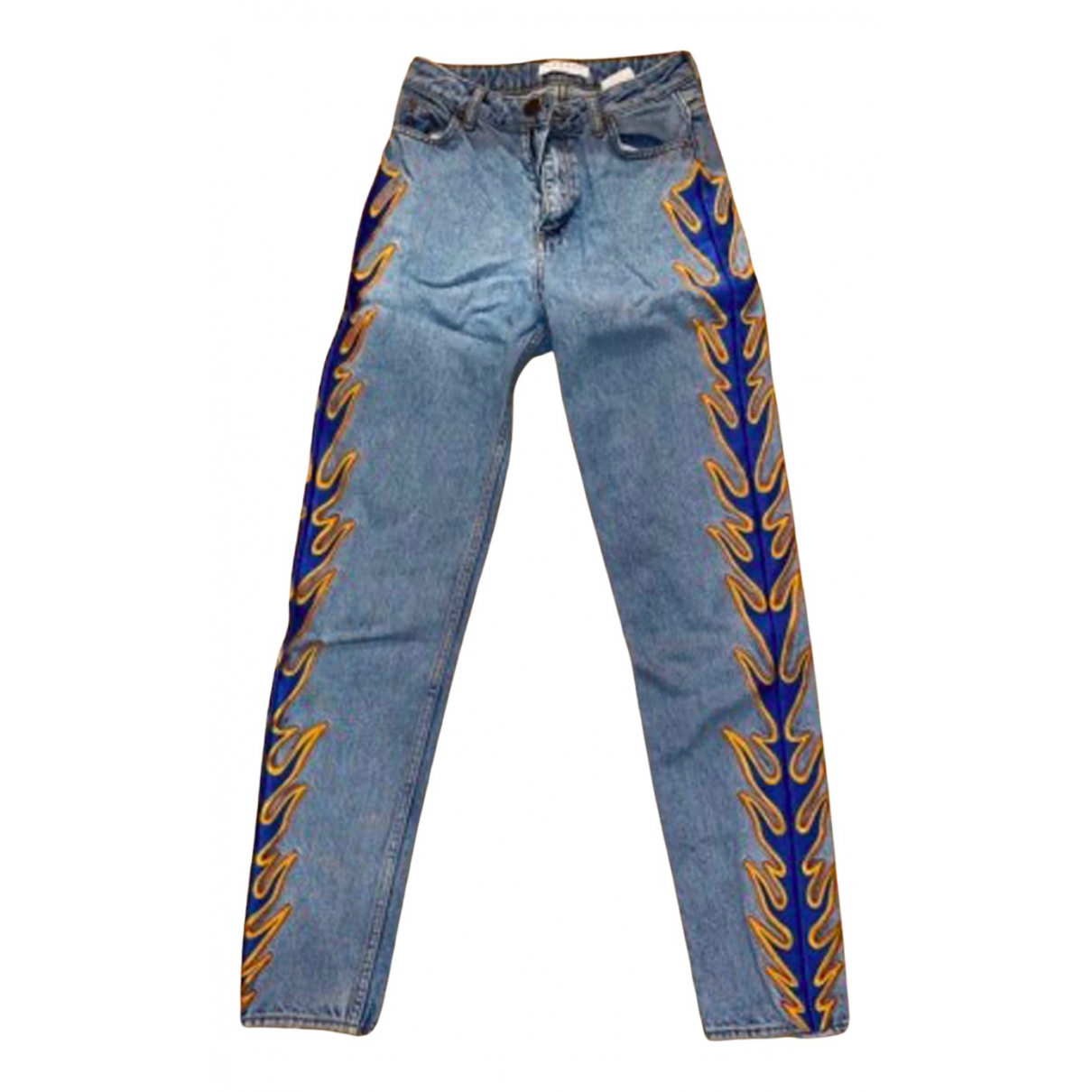 Jean droit Sandro Blanc taille 34 FR en 